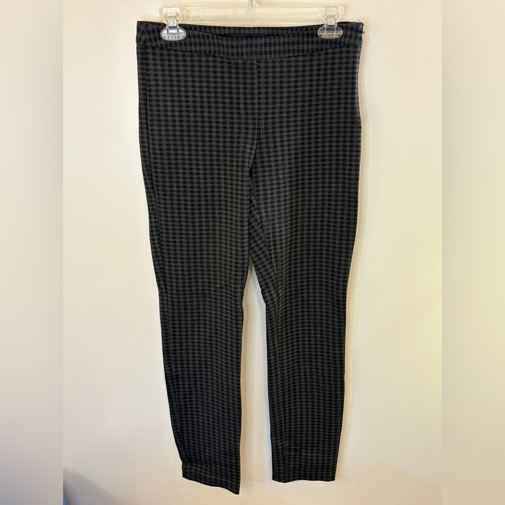 Amanda & Chelsea Charcoal Checkered Trousers